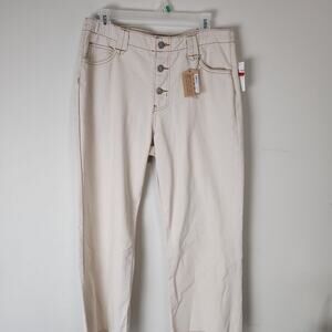 Fivestar General Relaxed Fit Womens Jeans Size 11 / 30 White Denim